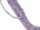 Durchbohrte, kieselförmige Amethyste