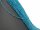 Sparkling, blue-grey, pierced apatite beads