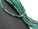 Perles de turquoise percées bleu-vert