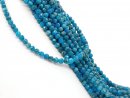 Funkelnde, durchbohrte, blaue Apatitkugeln