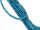 Sparkling, pierced, blue apatite beads