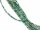 Green, pierced aventurine rondelle