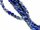 Blue-grey pierced lapis lazuli discs