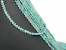 Blue, pierced amazonite hearts