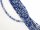 Coeurs percés en sodalite bleue et grise