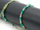 Colourful bracelet with faceted tourmaline beads