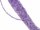 Faceted, pierced amethyst beads