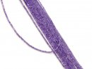 Facettierte, durchbohrte Amethystkugeln