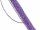 Faceted, pierced amethyst beads
