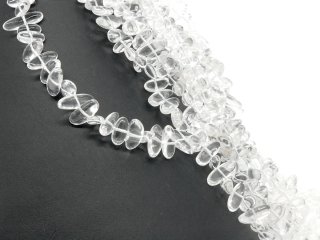 pierced rock crystal discs