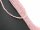 Disques de quartz rose percés, en vrac, rose pastel