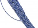 Sparkling, blue gemstone strand with sodalite