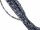 Blue, pierced iolite gemstone beads