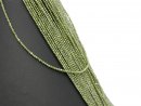 Boules de zirconium percées, facettées, vert