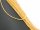 Pierced, yellow, faceted zircon beads