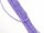 Pierced, purple, faceted zircon beads