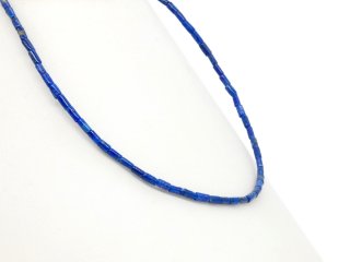 Durchbohrte Lapis-Zylinder in Blau