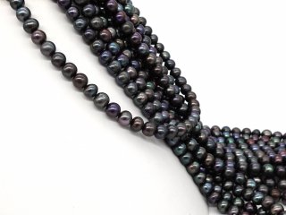 pierced, grey cultured pearls