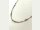Long, individually knotted pearl necklace in white