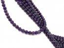 Violette, durchbohrte Amethystkugeln