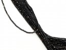 Faceted Tourmaline Beads in Black