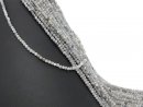 Sparkling, faceted, pierced labradorite beads