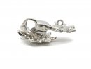 Foldable precious metal magnetic clasp for Y-chains - 17x25 mm /R125
