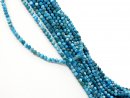 Sparkling blue apatite beads