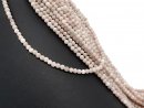 Pierced, pink Pinkopal beads