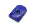 Pierre précieuse lapis - rectangle arrondi avec...