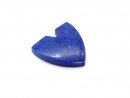 Pierre précieuse lapis - forme blason 3x15x15 mm...