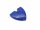 Pierre précieuse lapis - forme blason 3x15x15 mm bleu royal /R244