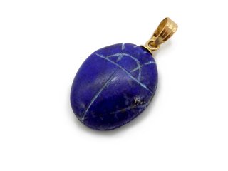 Anhänger aus Lapislazuli und Gold