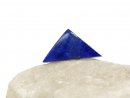 Lapislazuli-Perle, flach für Schmuck