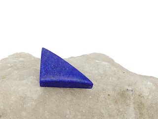 Lapislazuli-Perle, flach für Schmuck