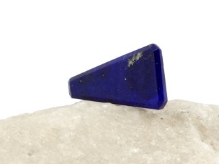 Lapislazuli-Perle, flach für Schmuck