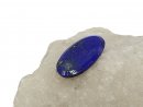 Lapislazuli-Perle, flach für Schmuck