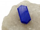 Lapislazuli-Perle, flach für Schmuck