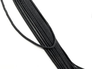 Perles dhématite noire percées