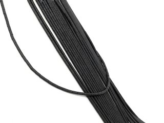 Pierced black hematite beads