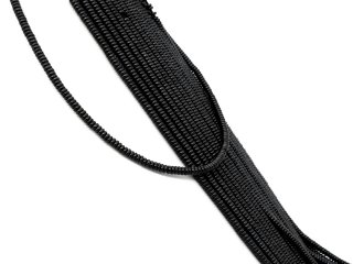 Pierced black hematite beads