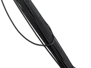 Perles dhématite noire percées