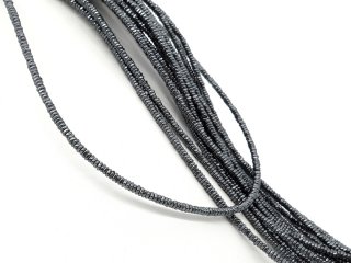 Disques dhématite gris percés