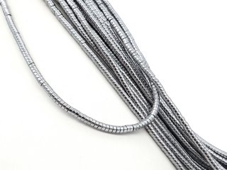 Disques dhématite gris percés