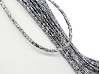 Disques dhématite gris percés