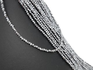 Disques dhématite gris percés