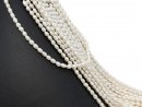 Petites perles de culture baroques percées blanches