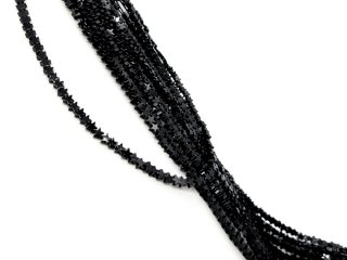 Pierced black hematite stars