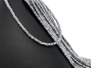 Disques dhématite gris percés