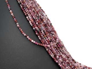 Durchbohrte, bunte, facettierte Spinell-Kugeln